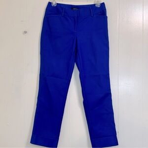 WHITE HOUSE BLACK MARKET Blue Slim Ankle Pants Size 2.